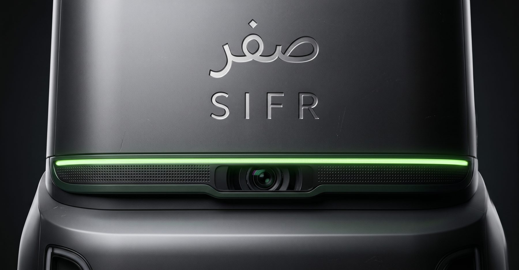 SIFR electric autonomous fleet vehicle on Dubai roads
